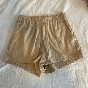 Hollister High Waist Tan Women's Shorts